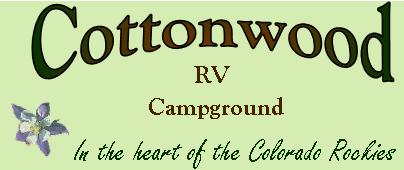 Cottonwood RV Campground in Idaho Springs Colorado logo
